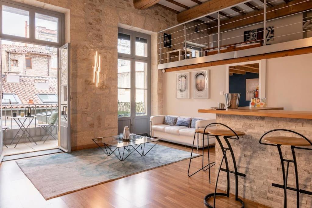 Appartement Loft D'Exception 67 M2 Av Balcon Sans Vis A Vis à Montpellier Extérieur photo